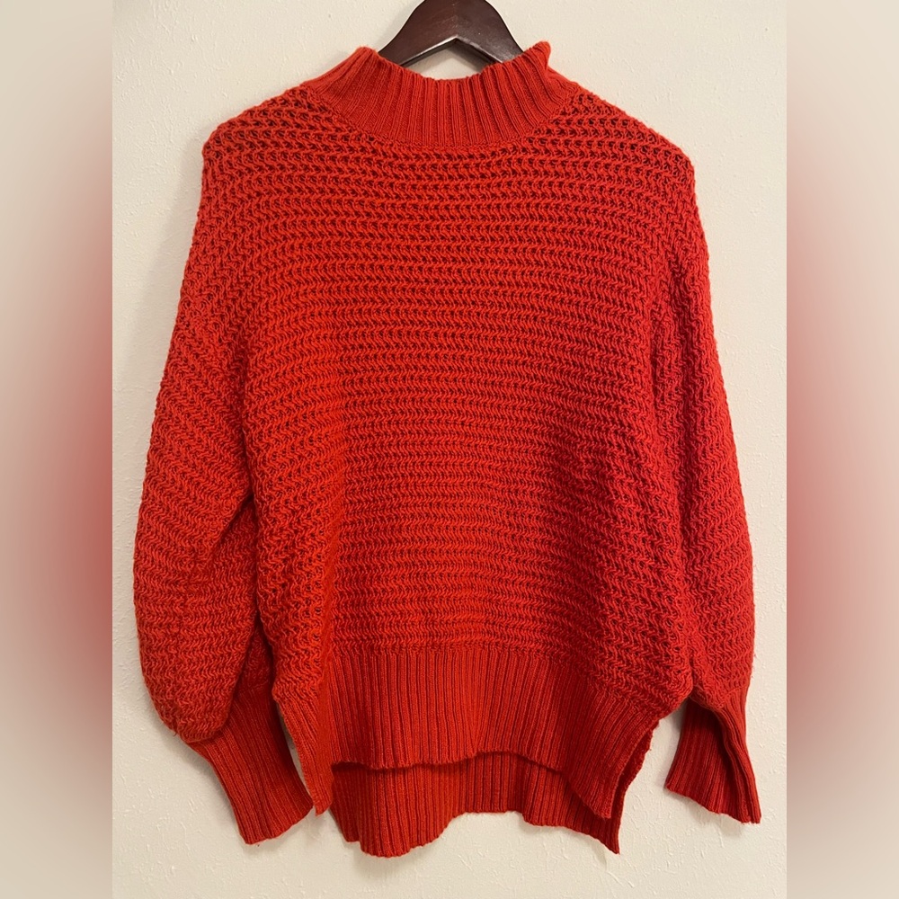 Cozy Red Knit Sweater